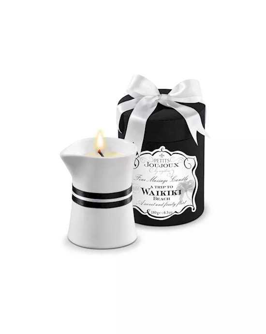 Petits Joujoux A Trip to Waikiki Beach Massage Candle  190g
