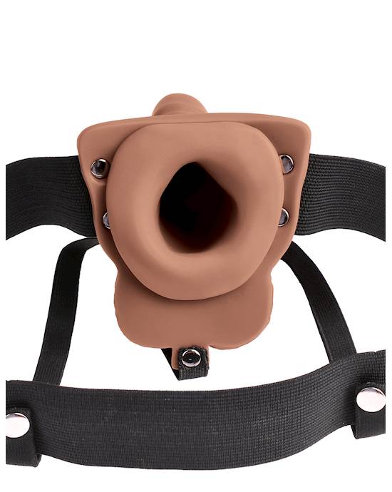 Fetish Fantasy 6 Inch Hollow Rechargeable Strap-on