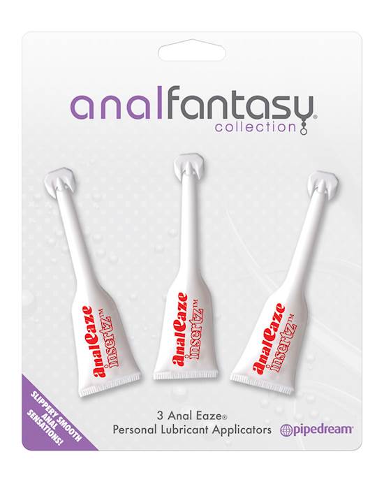 Anal Fantasy Collection Anal Eaze Body Lotion Applicators - 3 Pack