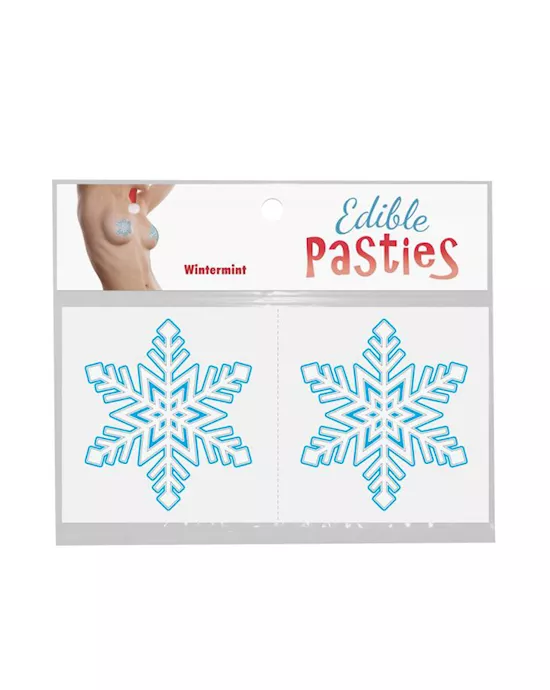 Edible Body Pasties  Wintermint Snowflakes