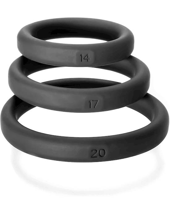 Xact-fit Silicone Rings- Number14, Number17, Number20
