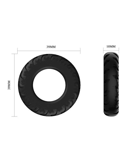 Wide Band Silicone C-ring