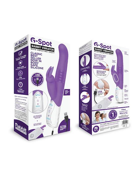 Rr Rechargeable G-spot Rabbit Purple