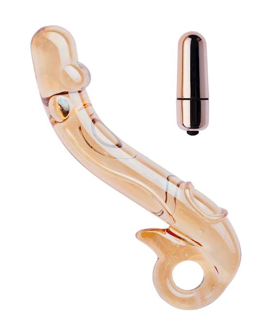 Lucent Nessa VIBRATING GLASS MASSAGER  7 INCH