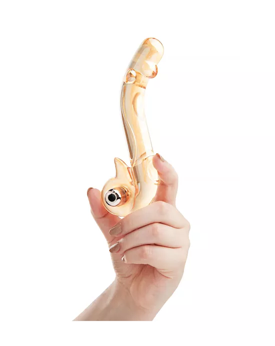 Lucent Nessa VIBRATING GLASS MASSAGER  7 INCH