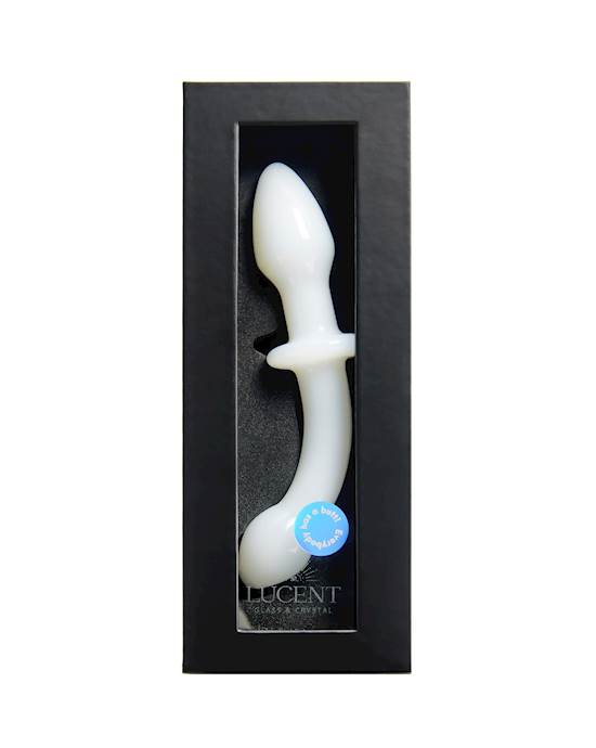 Lucent Pearl Double Ended Glass Massager