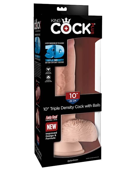King Cock Plus Triple Density Cock With Balls