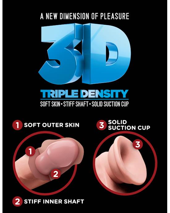 King Cock Plus Triple Density Cock With Balls