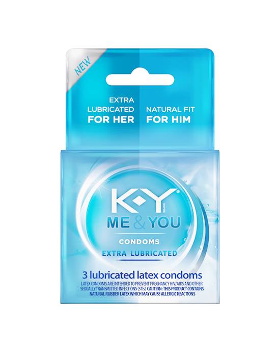 Ky Extra Lubricated Condoms - 3 Pack
