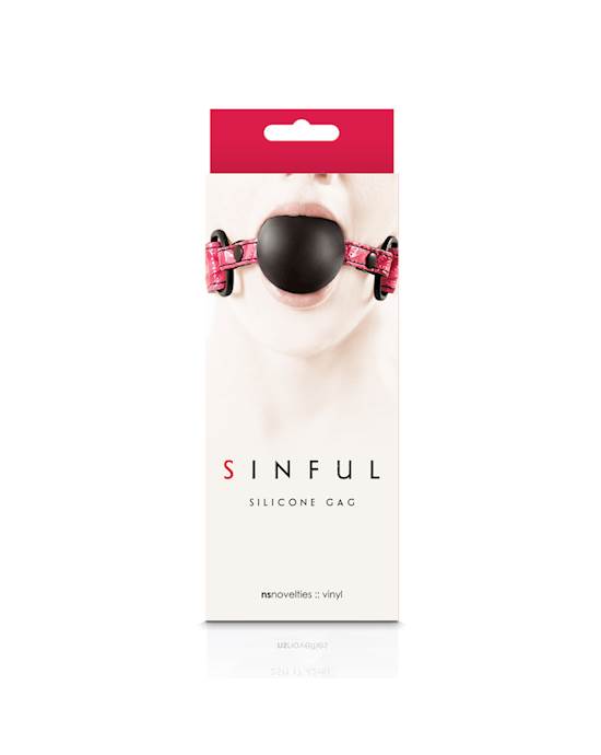 Sinful Soft Silicone Gag Pink