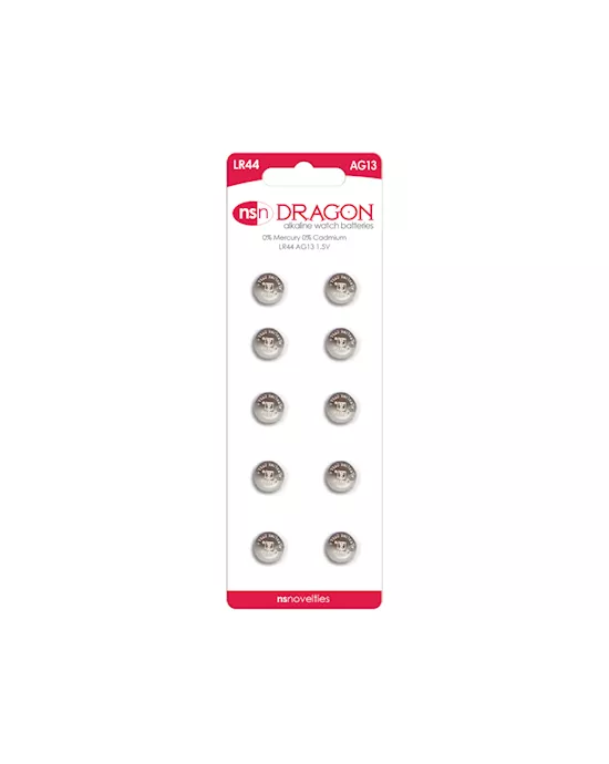 Dragon Alkaline AG13LR44 Battery 10Pack