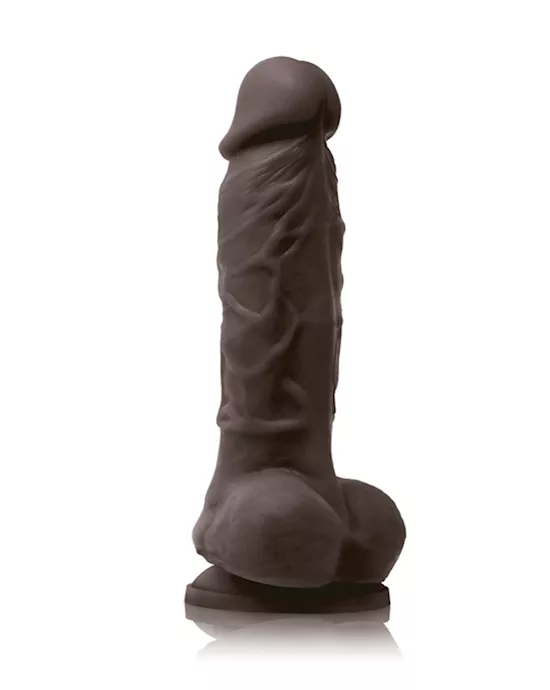 Colours Pleasure Suction Cup Dildo with Balls