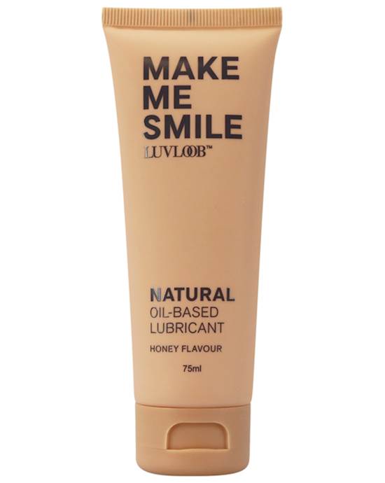 Luvloob Make Me Smile OilBased Lubricant  Honey