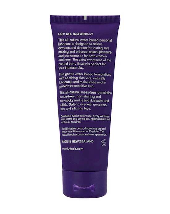 Luvloob Love Me More Water-based Lubricant - Berry