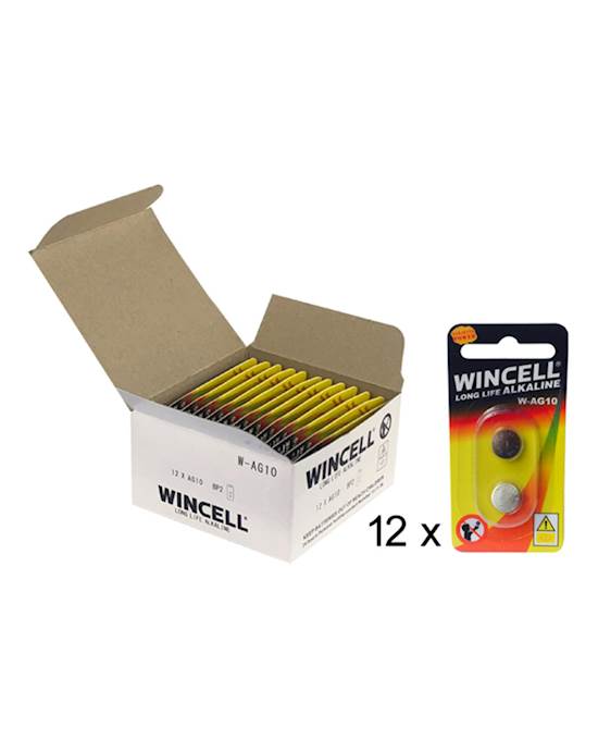 Wincell LR54 AG10 BP2 12pk