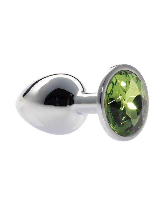 Kink Range Alloy Gem Butt Plug - 2.8 Inch