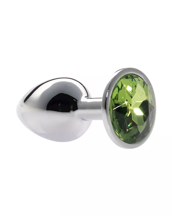 Kink Range Alloy Gem Butt Plug  28 Inch