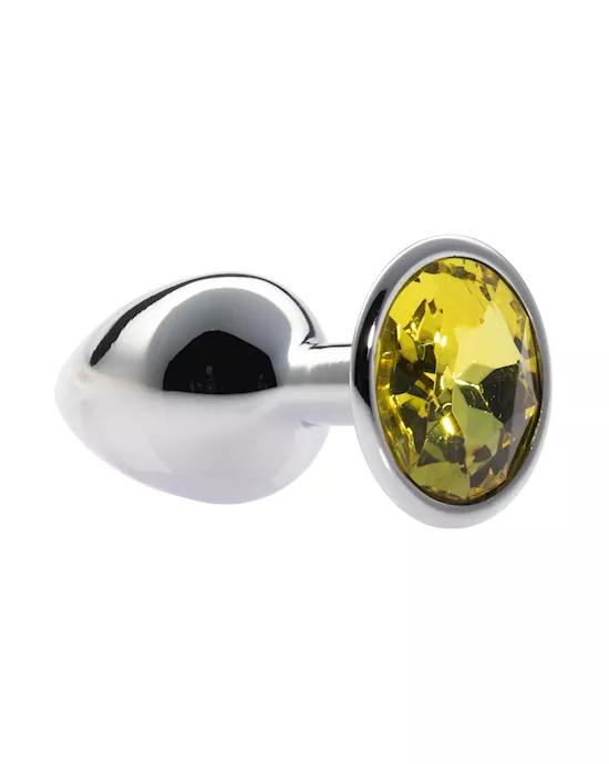 Kink Range Alloy Gem Butt Plug  28 Inch