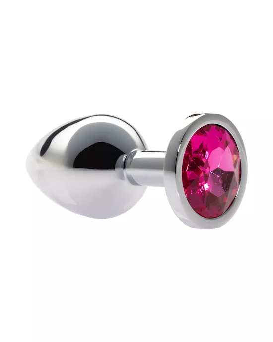 Kink Range Alloy Gem Butt Plug  32 Inch