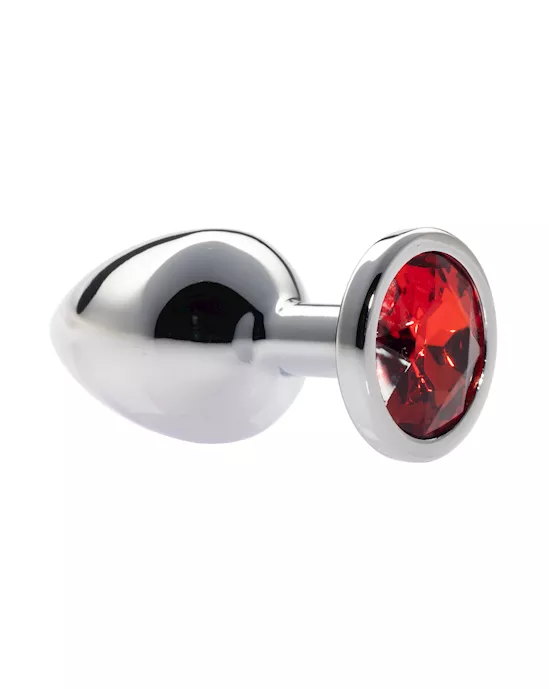 Kink Range Alloy Gem Butt Plug  32 Inch