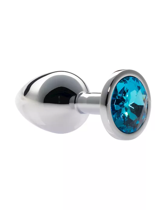 Kink Range Alloy Gem Butt Plug  32 Inch