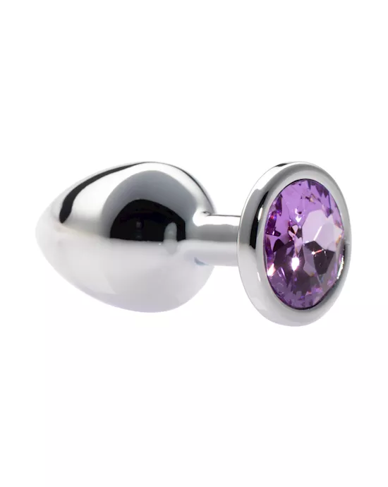 Kink Range Alloy Gem Butt Plug  32 Inch
