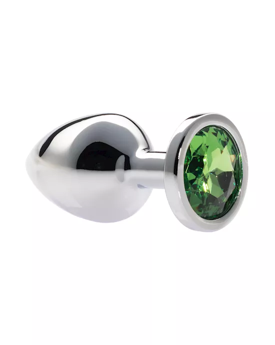 Kink Range Alloy Gem Butt Plug  32 Inch