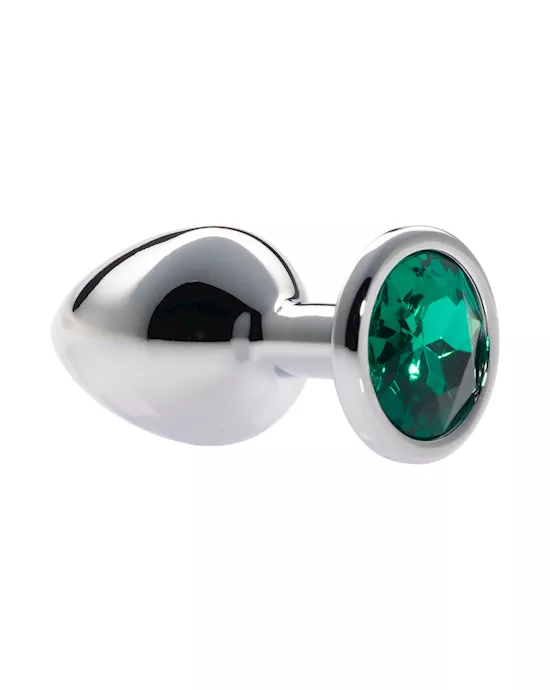 Kink Range Alloy Gem Butt Plug  32 Inch