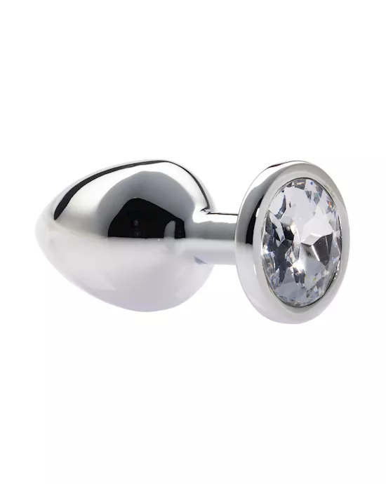Kink Range Alloy Gem Butt Plug  32 Inch