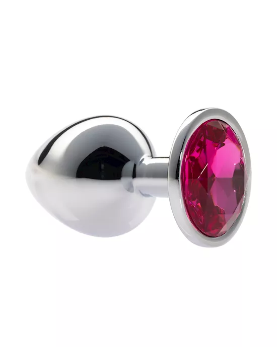 Kink Range Alloy Gem Butt Plug  37 Inch