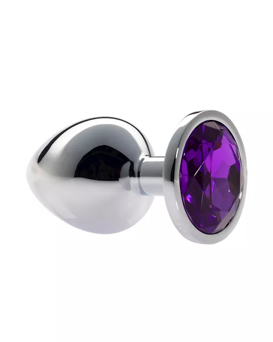 Kink Range Alloy Gem Butt Plug  37 Inch