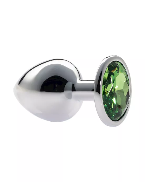 Kink Range Alloy Gem Butt Plug  37 Inch