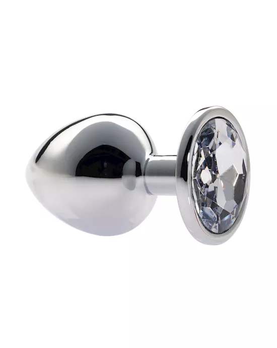 Kink Range Alloy Gem Butt Plug  37 Inch