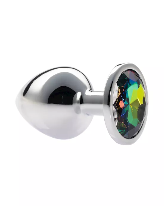 Kink Range Alloy Gem Butt Plug  37 Inch