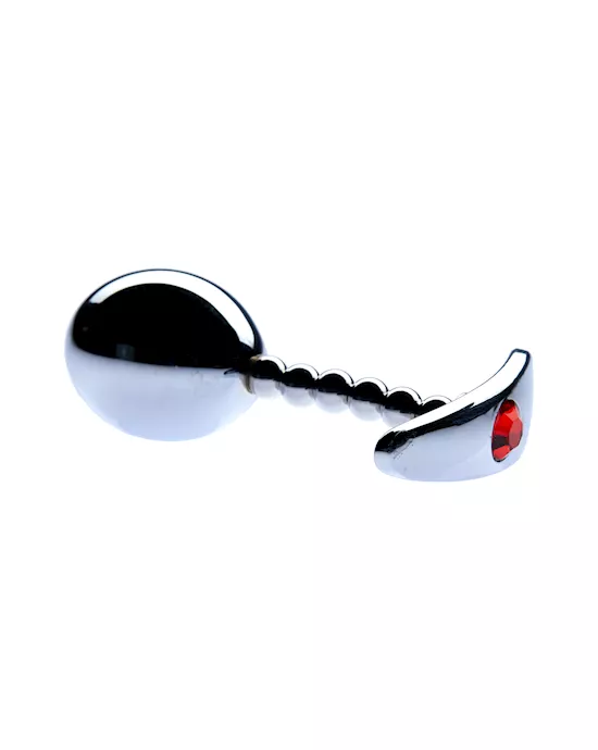 Kink Range Metal Bulb Butt Plug  35 Inch