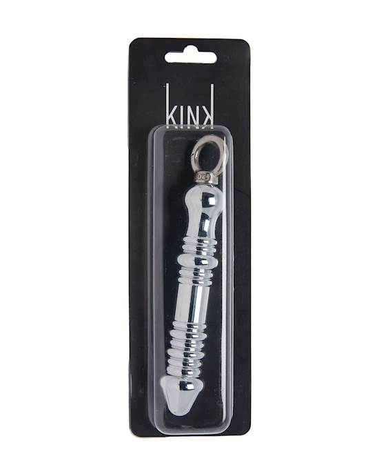 Kink Range Metal Phallic Plug With Ring