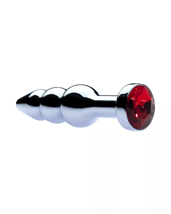 KinKi Jewelled Double Bulb Butt Plug  41 Inch