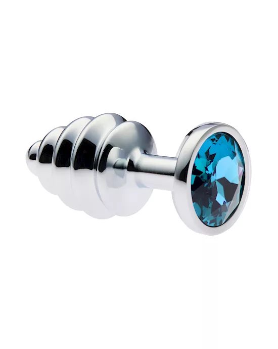 KinKi Ridged Jewelled Anal Plug