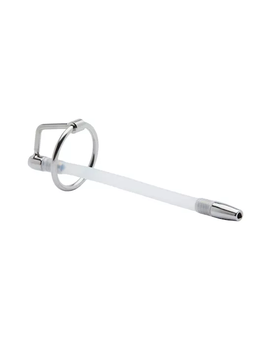 Kink Range Stainless Steel and Clear Cum Through Plug  45 Inch