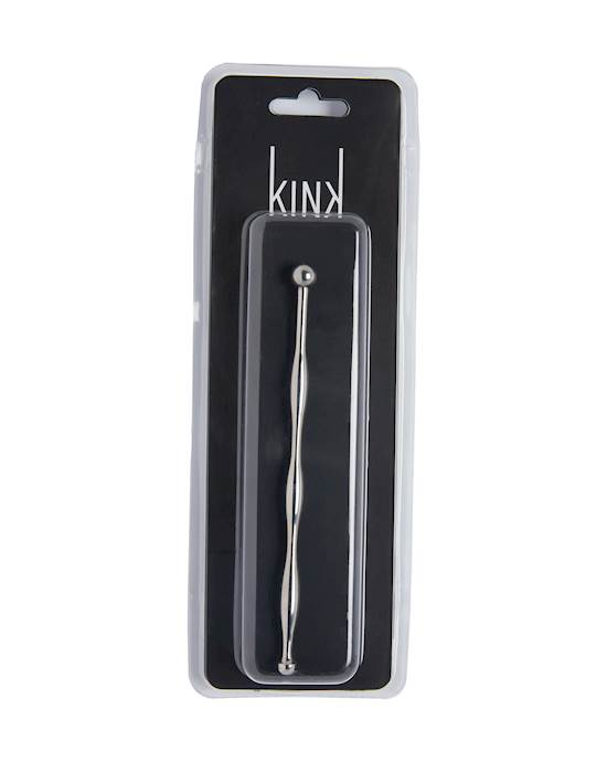 Kink Range Ball Tip Ribbed Penis Plug - 6.1 Inch