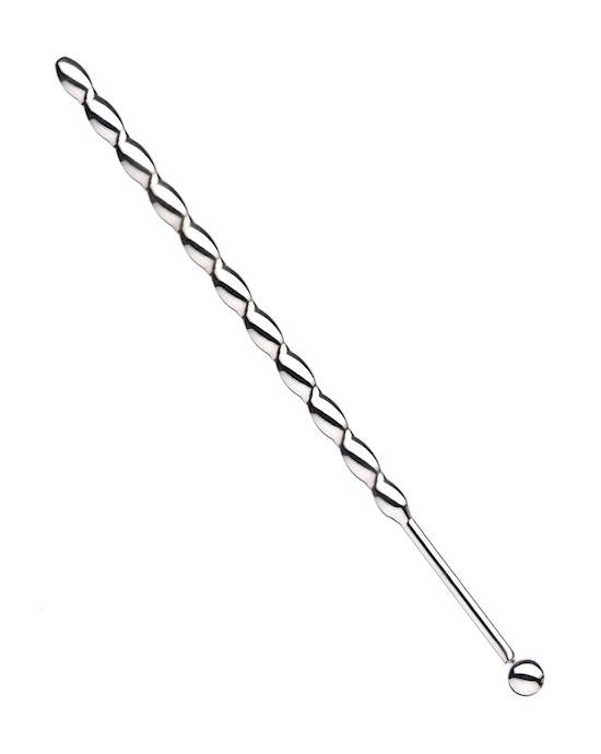 Kink Range Stainless Steel Twisted Penis Plug  5.9 Inches