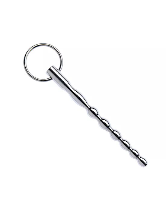 Kink Range Stainless Steel Twisted Penis Plug  51 Inch