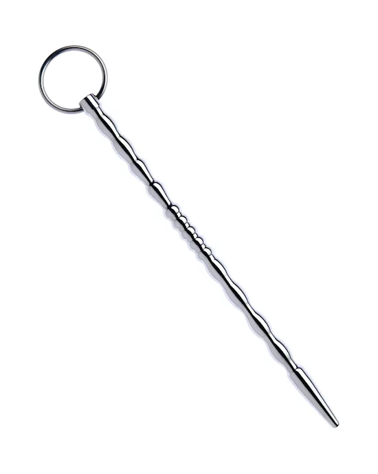 Kink Range Stainless Steel Twisted Penis Plug  81 Inch