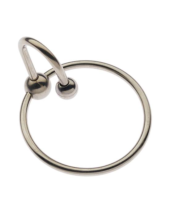 Kink Stainless Steel Ball End Head Ring  40mm