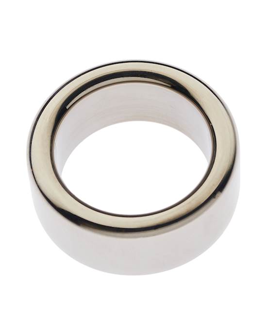Kink Range Stainless Steel Wide Band Penis Head Ring - 26mm