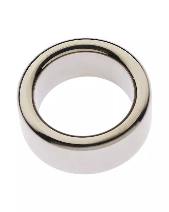 Kink Range Stainless Steel Wide Band Penis Head Ring  26mm