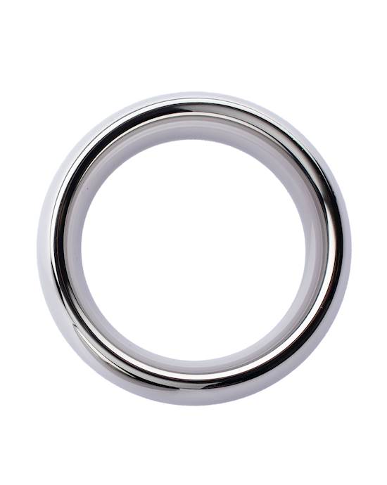 Kink Range Stainless Steel Curved Penis Head Ring  17 Inch
