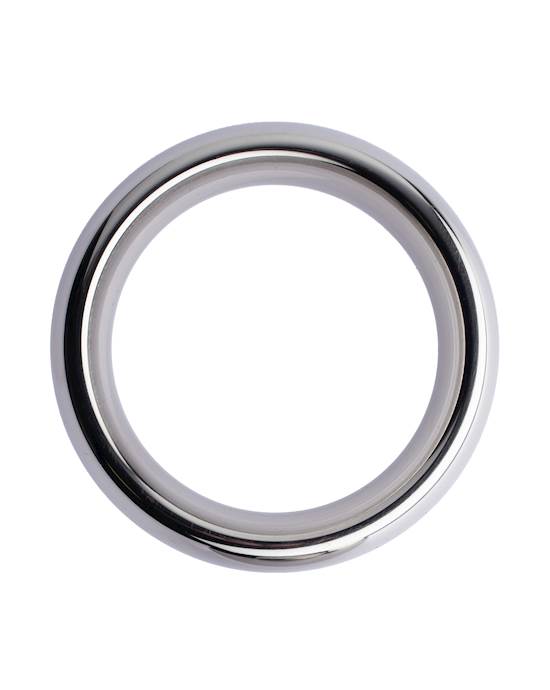Kink Range Stainless Steel Curved Penis Head Ring  19 Inch
