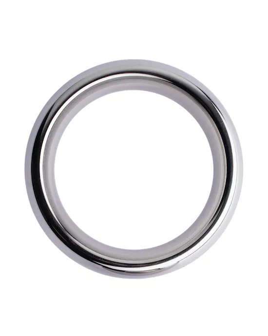 Kink Range Stainless Steel Curved Penis Head Ring  19 Inch
