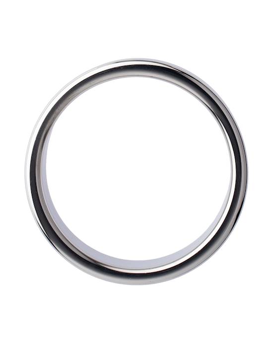 Kink Range Stainless Steel Ridged Penis Head Ring  19 Inch